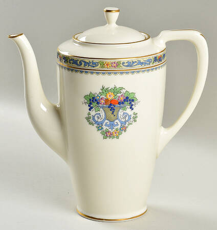 The Autumn (Black Or Green Stamp) Shape 1960 Coffee Pot & Lid