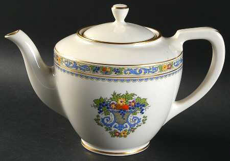 The Autumn (Black Or Green Stamp) Shape 1961 Teapot & Lid