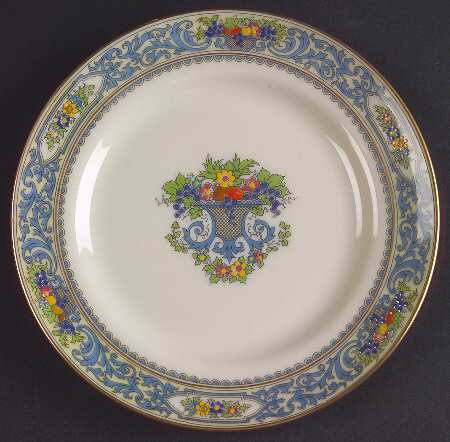 The Autumn (Black Or Green Stamp) Bread & Butter Plate