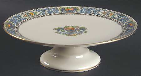 The Autumn (Black Or Green Stamp) Round Compote (Height X Width)
