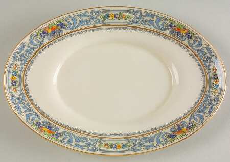 The Autumn (Black Or Green Stamp) Underplate for Gravy Boat