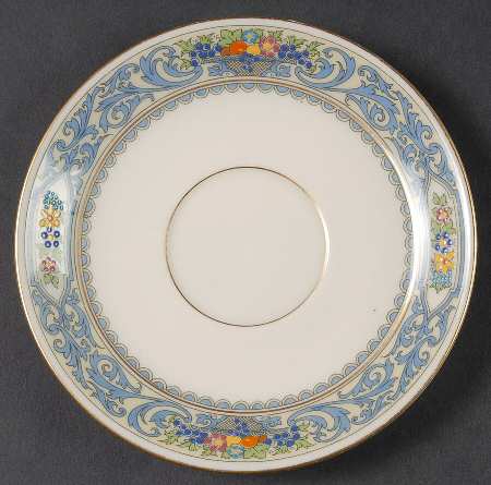 The Autumn (Black Or Green Stamp) Saucer for Footed Cup by Lenox