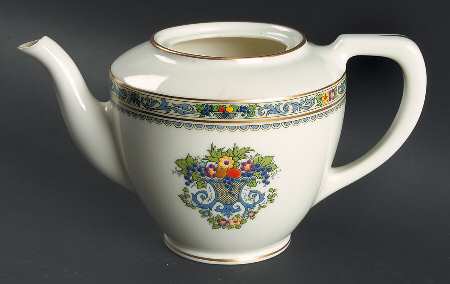 The Autumn (Black Or Green Stamp) Shape 1961 Teapot No Lid