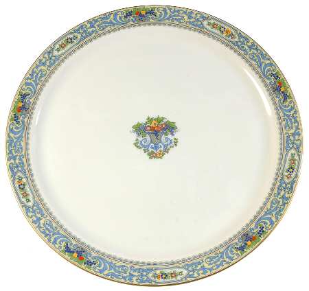 The Autumn (Black Or Green Stamp) 14" Chop Plate (Round Platter)