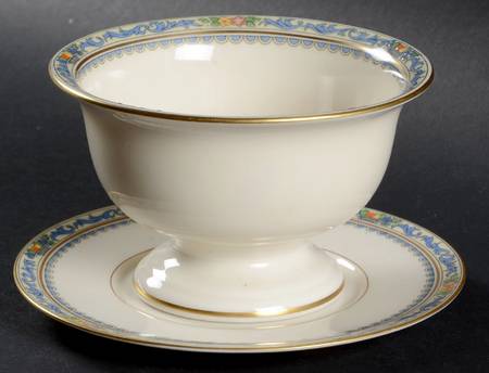 The Autumn (Black Or Green Stamp) Mayonnaise Bowl & Underplate