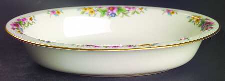 Avon 9" Oval Vegetable Bowl
