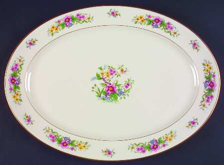 Avon 17" Oval Serving Platter