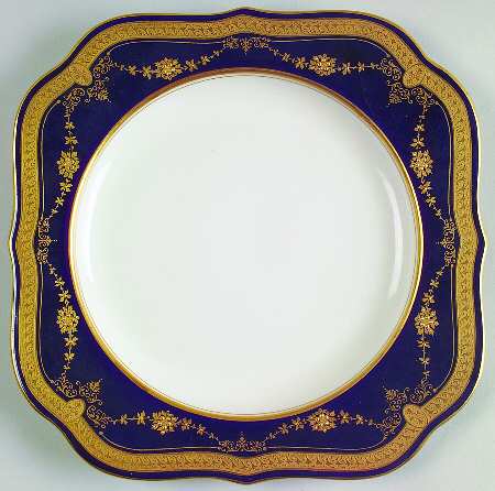 B10 Cobalt Square Salad Plate
