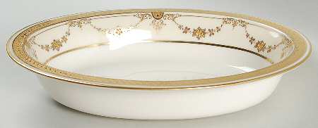 B10I Ivory 9" Oval Vegetable Bowl