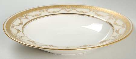B10I Ivory Rim Soup Bowl