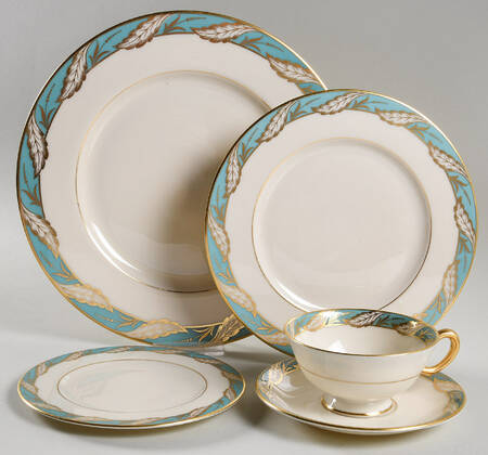 Bellevue Sea Green 5 Piece Place Setting