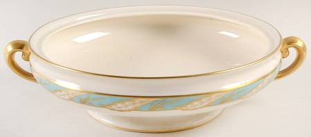 Bellevue Sea Green Round Vegetable No Lid