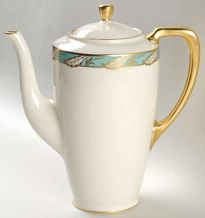 Bellevue Sea Green Coffee Pot & Lid