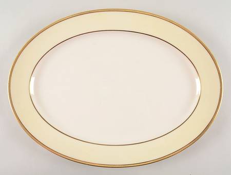 Bellaire (Older) 17" Oval Serving Platter by Lenox