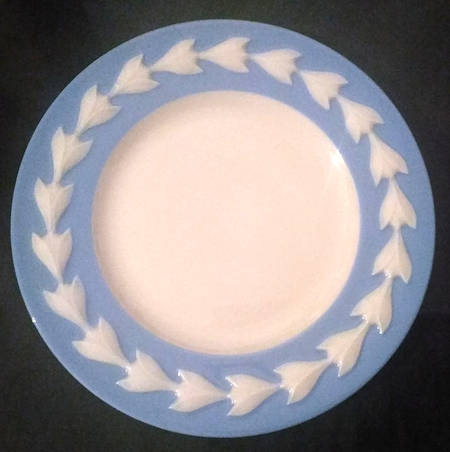 Beltane Blue Bread & Butter Plate