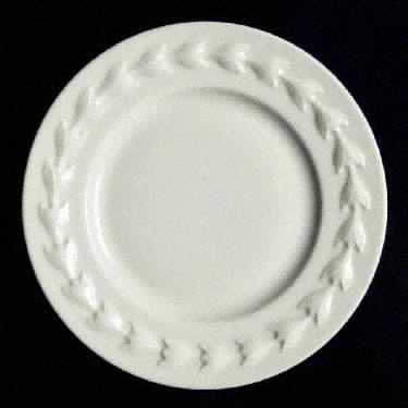 Beltane White Salad Plate