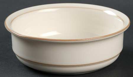 Beige Pinstripes (For the Beige) Fruit/Dessert (Sauce) Bowl
