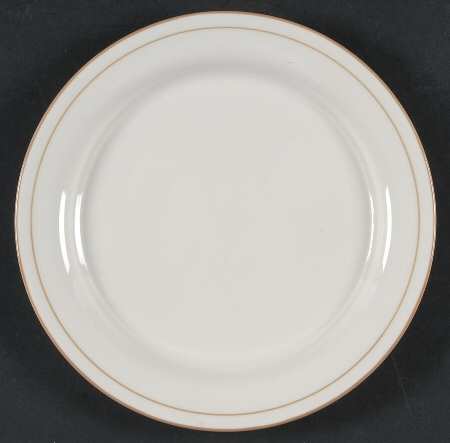 Beige Pinstripes (For the Beige) Salad Plate