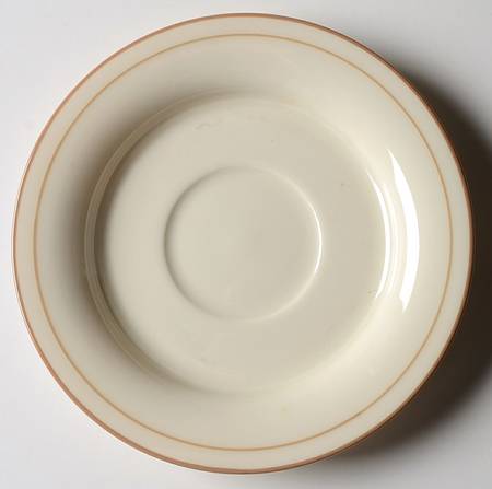 Beige Pinstripes (For the Beige) Saucer