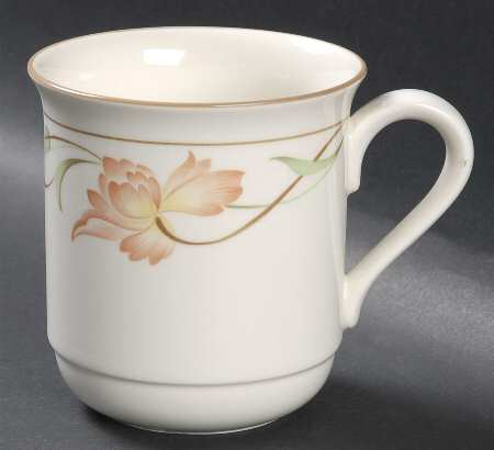 Blossoms on Beige Mug