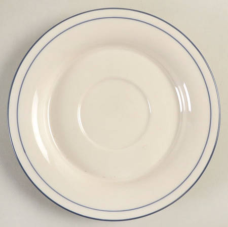 Blue Brushstrokes Saucer
