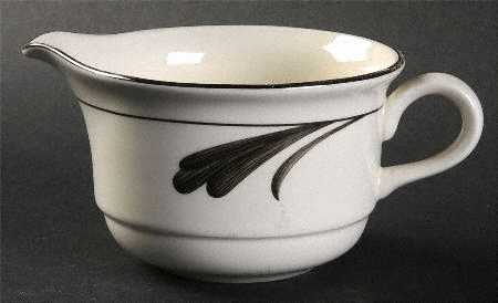 Black Brushstrokes Creamer