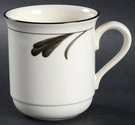 Black Brushstrokes Mug