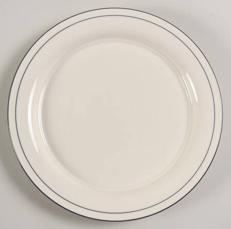 Blue Pinstripes (For the Blue) Salad Plate