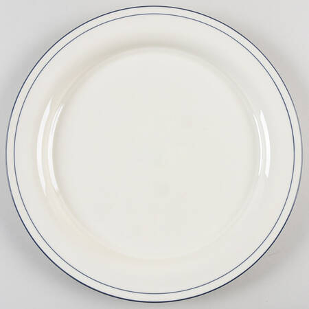 Blue Pinstripes (For the Blue) Millennium Dinner Plate
