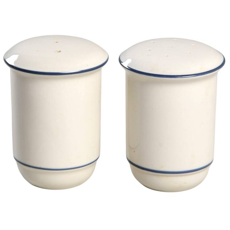 Blue Pinstripes (For the Blue) Salt & Pepper Set