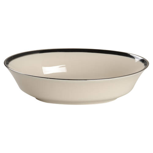 Black Royale 9" Oval Vegetable Bowl