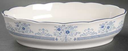 Blue Ribbon 9" Oval Vegetable Bowl