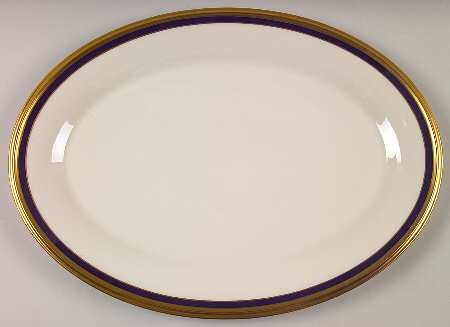 Blue Royale 16" Oval Serving Platter