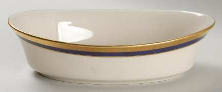 Blue Royale 8" Oval Vegetable Bowl