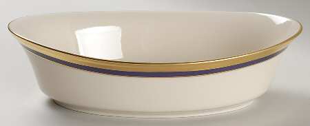 Blue Royale 10" Oval Vegetable Bowl