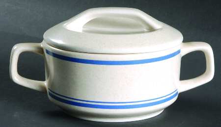 Blue Skies Sugar Bowl & Lid