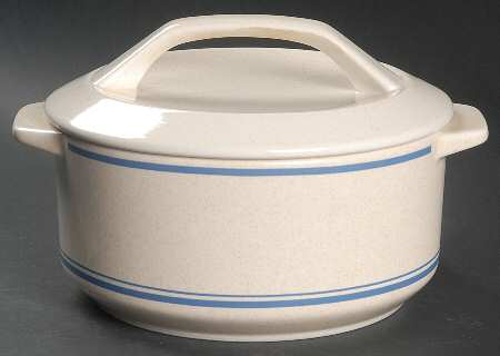 Blue Skies 1.25 Qt Round Covered Casserole
