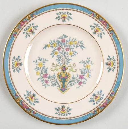 Blue Tree (Gold Trim) Salad Plate