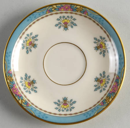 Blue Tree (Gold Trim) Saucer for Footed Cup