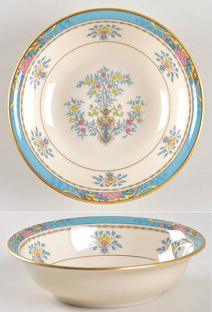 Blue Tree (Gold Trim) Coupe Cereal Bowl