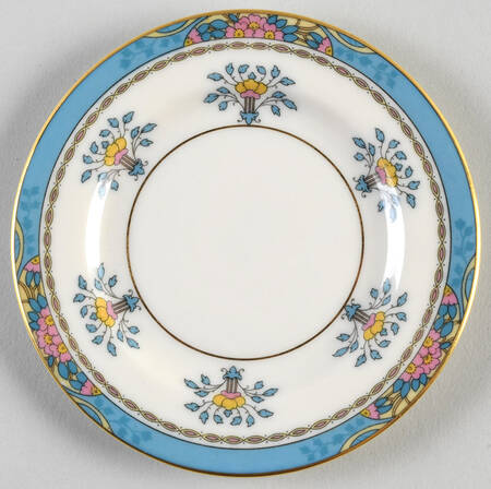 Blue Tree (Gold Trim) Saucer for Ramekin