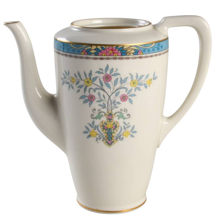 Blue Tree (Gold Trim) Shape 1960 Coffee Pot No Lid
