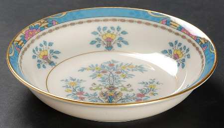 Blue Tree (Gold Trim) Fruit/Dessert (Sauce) Bowl