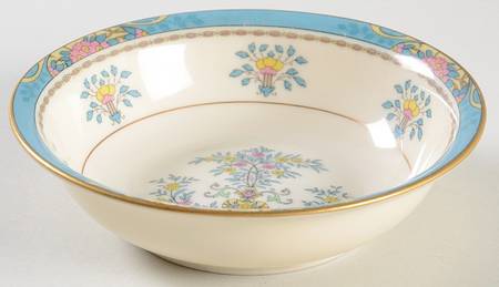 Blue Tree (Gold Trim) Coupe Cereal Bowl