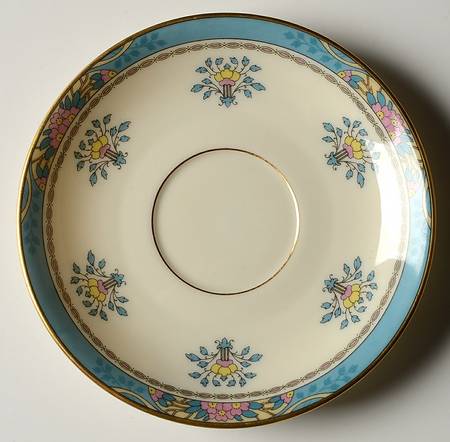 Blue Tree (Gold Trim) Saucer for Footed Cup