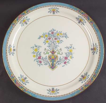 Blue Tree (Gold Trim) 12" Chop Plate (Round Platter) by Lenox