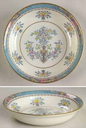 Blue Tree (Gold Trim) Fruit/Dessert (Sauce) Bowl by Lenox