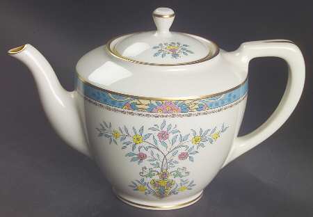 Blue Tree (Gold Trim) Shape 1961 Teapot & Lid by Lenox