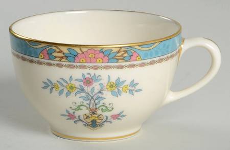 Blue Tree (Gold Trim) Snack Cup