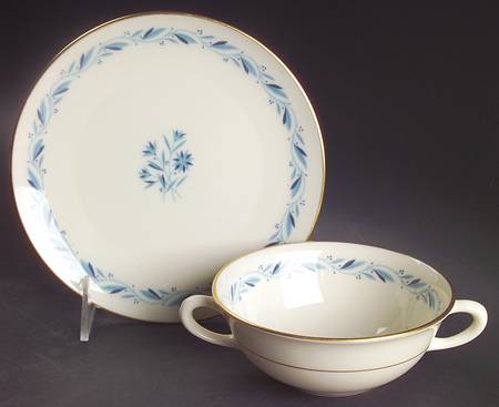 Blueridge Flat Cream Soup Bowl & Saucer Set